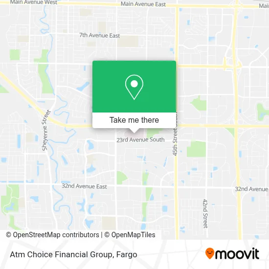 Atm Choice Financial Group map