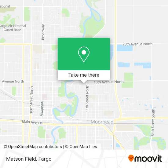 Matson Field map