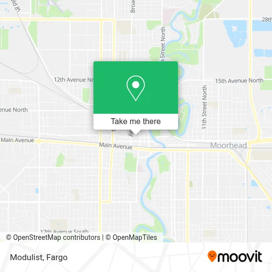 Modulist map