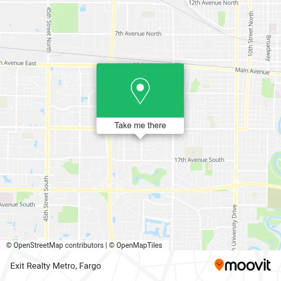 Exit Realty Metro map