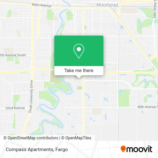 Compass Apartments map