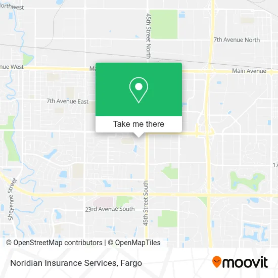 Noridian Insurance Services map
