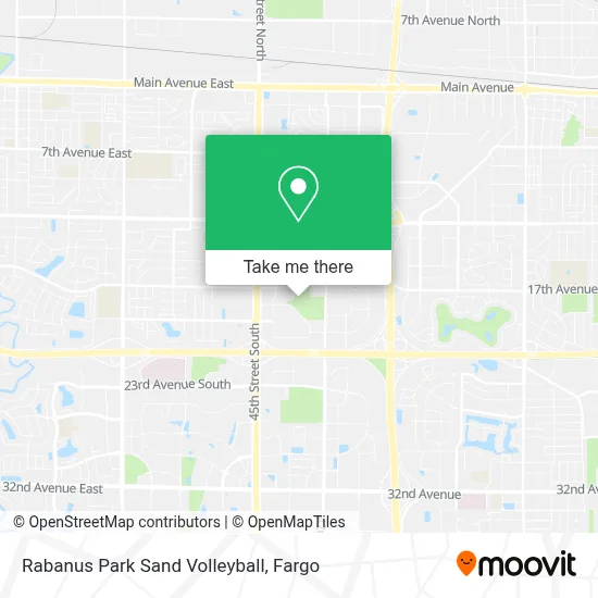 Rabanus Park Sand Volleyball map