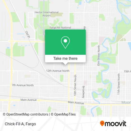 Chick-Fil-A map