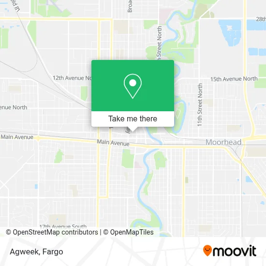 Agweek map