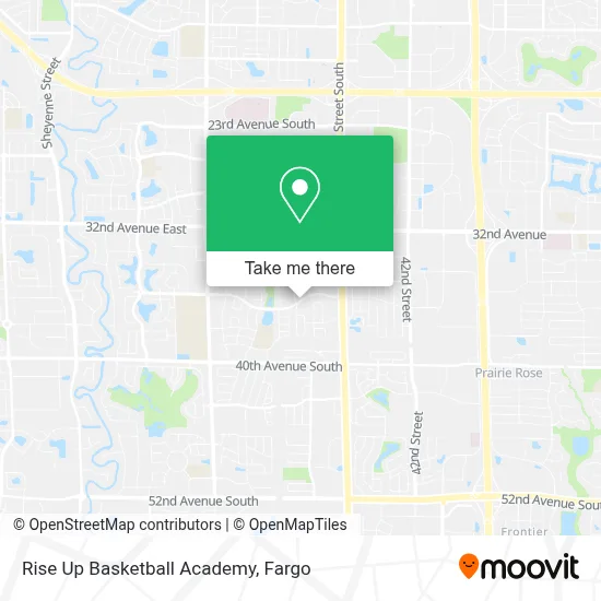 Mapa de Rise Up Basketball Academy