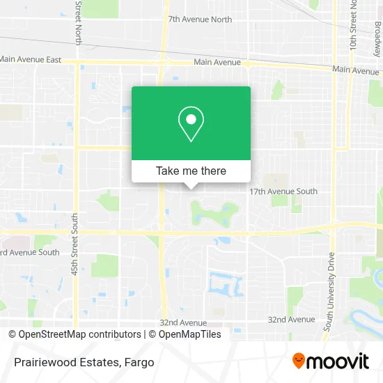 Prairiewood Estates map