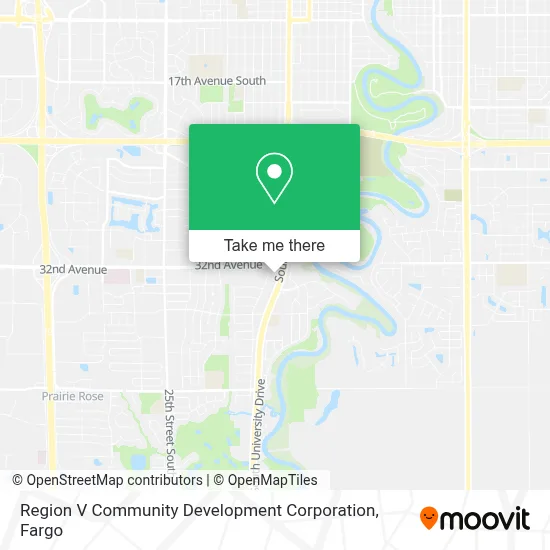 Region V Community Development Corporation map
