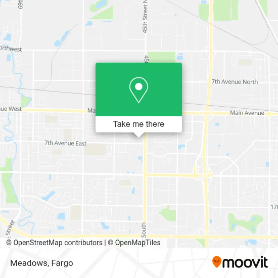 Meadows map