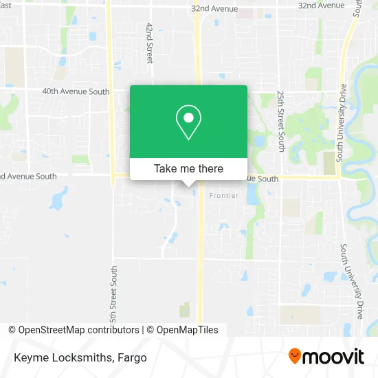 Keyme Locksmiths map