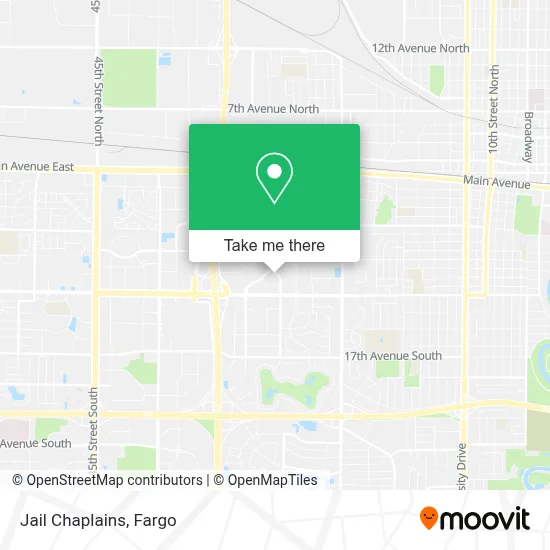 Jail Chaplains map