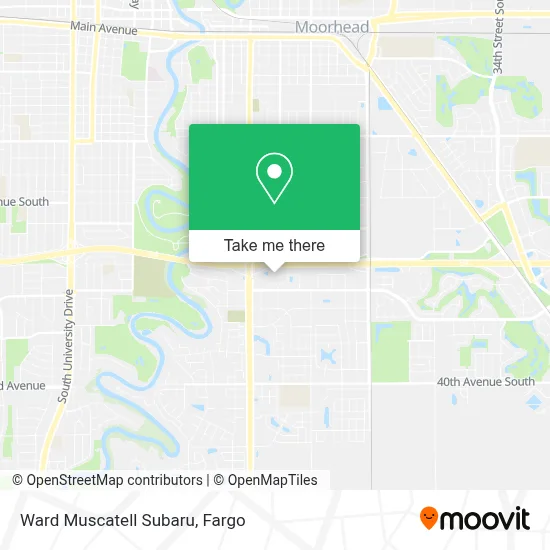 Ward Muscatell Subaru map