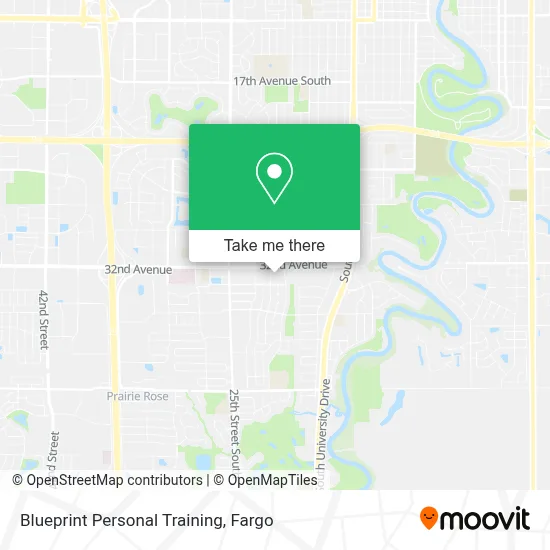 Blueprint Personal Training map