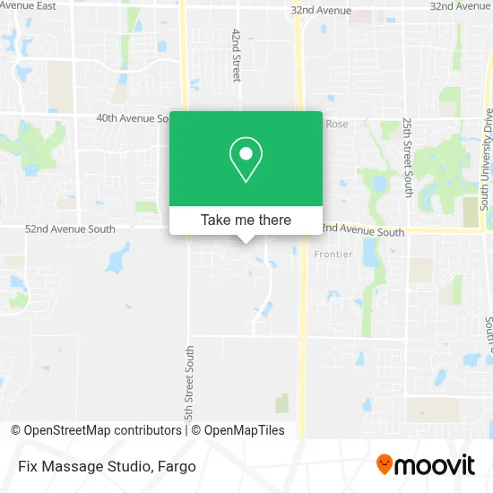 Fix Massage Studio map