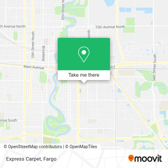 Express Carpet map