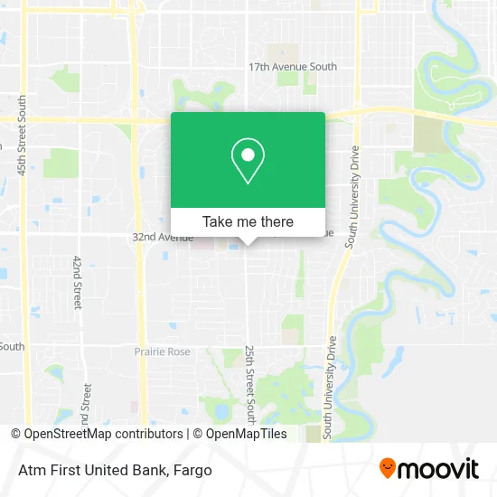 Atm First United Bank map