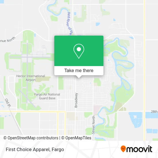 First Choice Apparel map