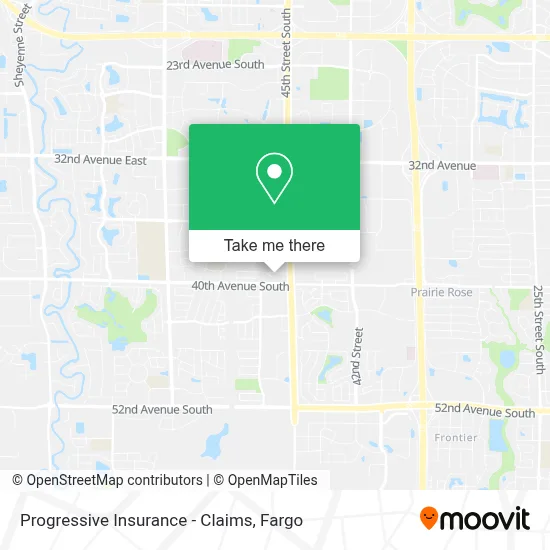 Progressive Insurance - Claims map
