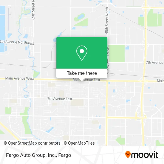 Fargo Auto Group, Inc. map
