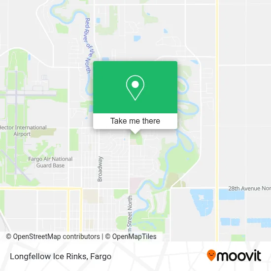 Longfellow Ice Rinks map