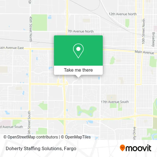 Doherty Staffing Solutions map