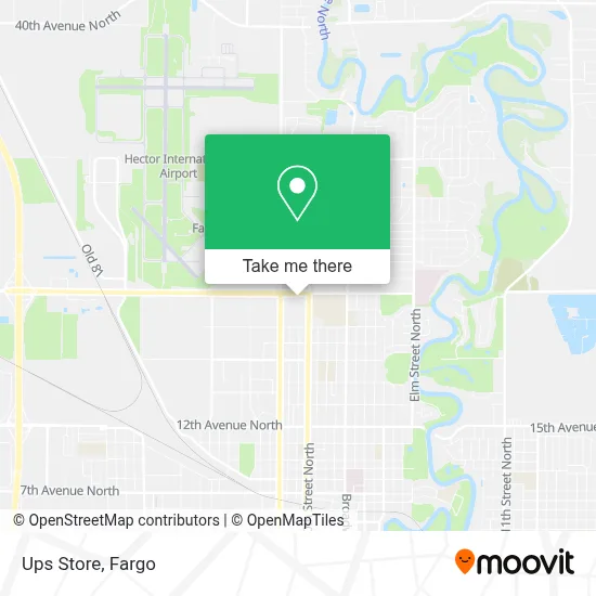 Ups Store map