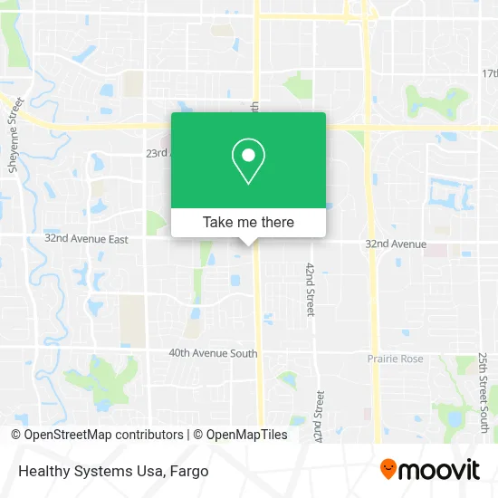 Healthy Systems Usa map