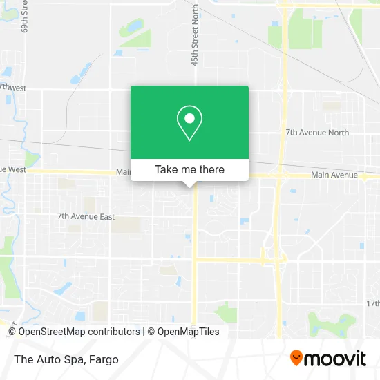 The Auto Spa map