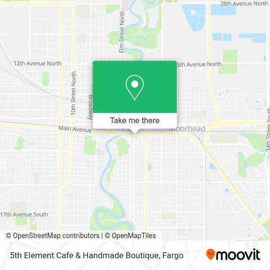 5th Element Cafe & Handmade Boutique map