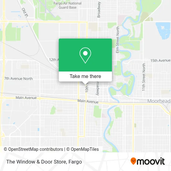 The Window & Door Store map