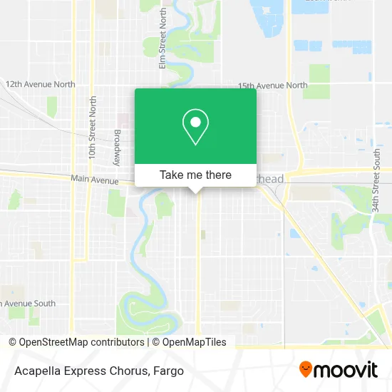 Acapella Express Chorus map