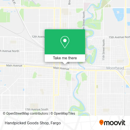 Handpicked Goods Shop map