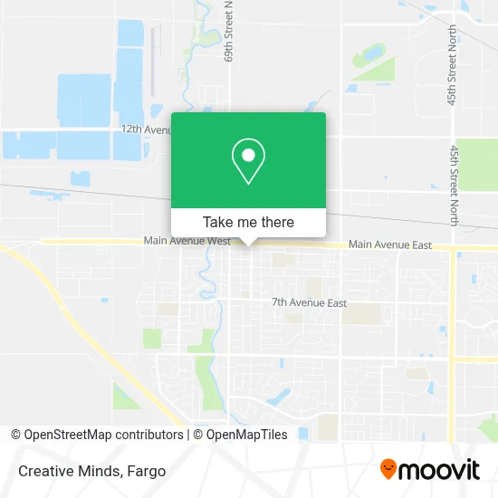 Creative Minds map