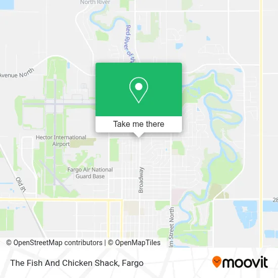 The Fish And Chicken Shack map