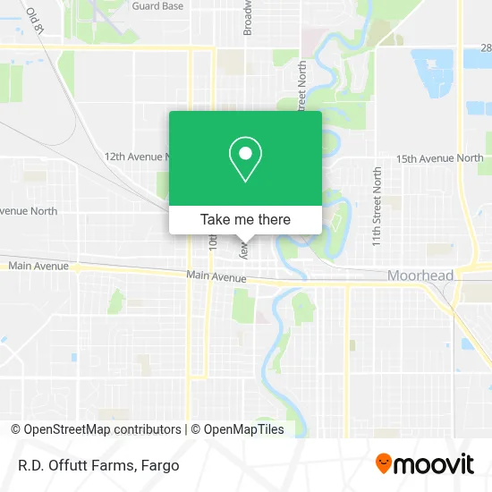 Mapa de R.D. Offutt Farms