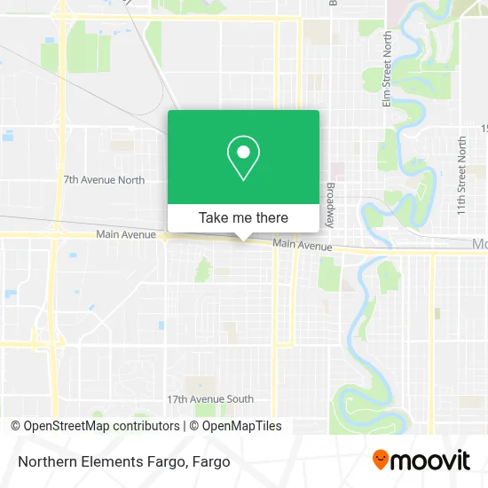 Northern Elements Fargo map