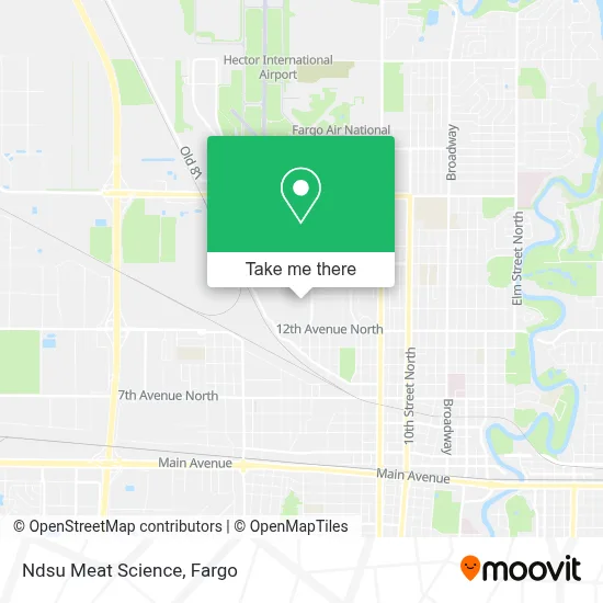 Ndsu Meat Science map