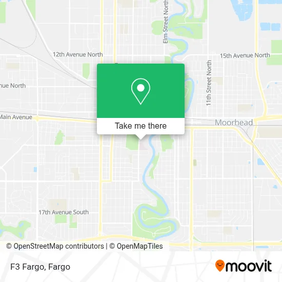 F3 Fargo map
