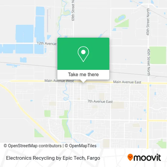Electronics Recycling by Epic Tech map