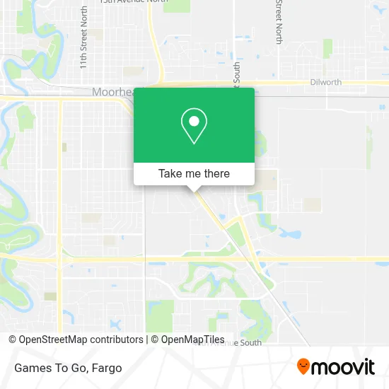 Games To Go map