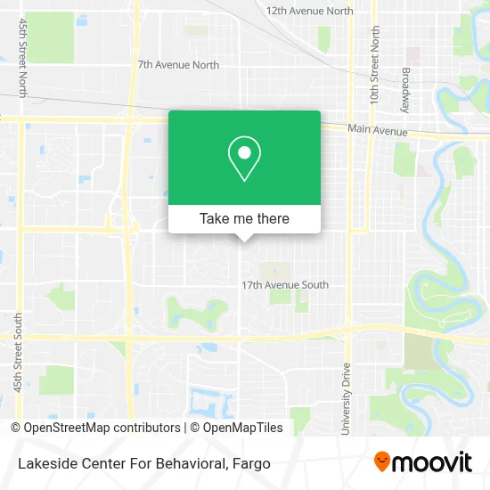 Lakeside Center For Behavioral map