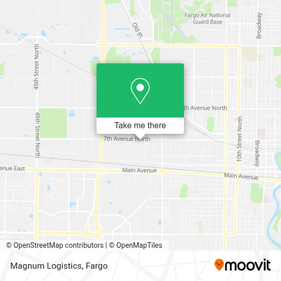Magnum Logistics map