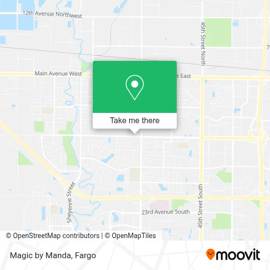 Magic by Manda map