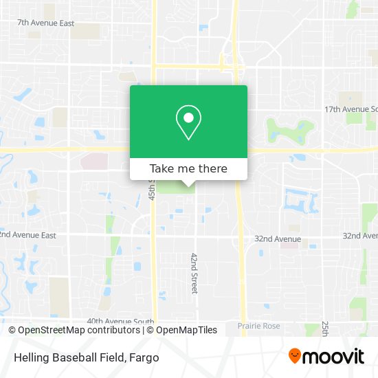 Helling Baseball Field map