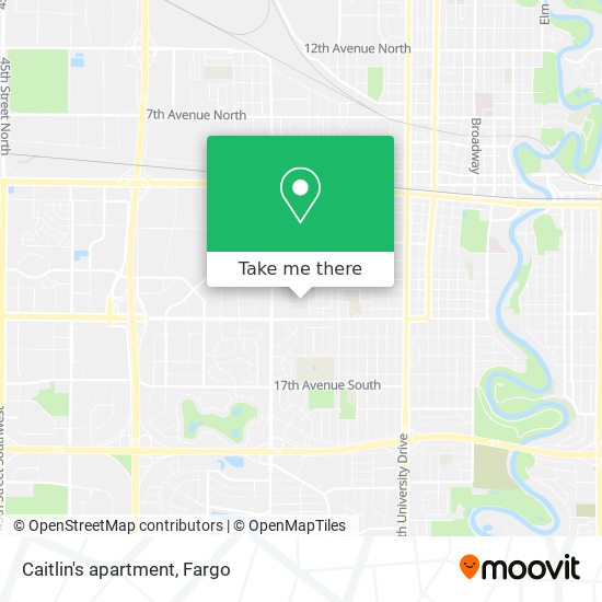 Mapa de Caitlin's apartment
