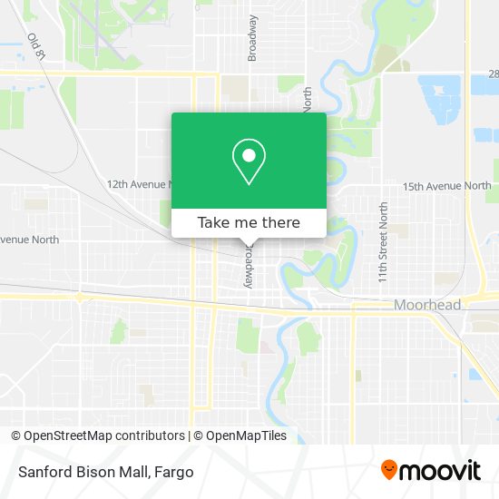 Sanford Bison Mall map