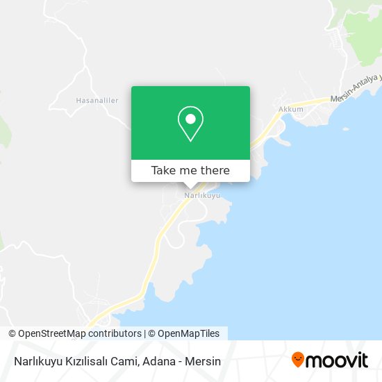 Narlıkuyu Kızılisalı Cami map