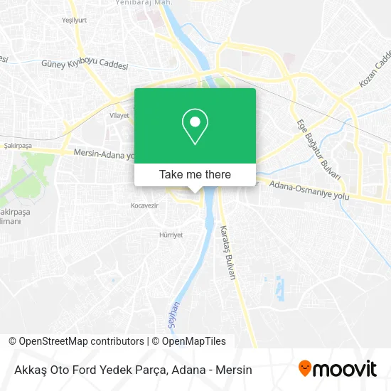 Akkaş Oto Ford Yedek Parça map