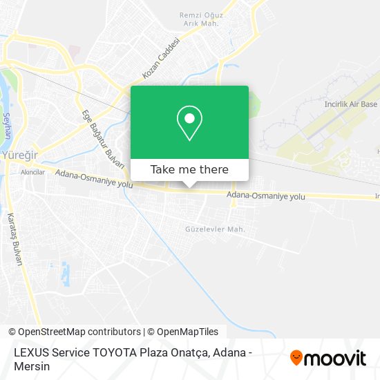 LEXUS Service TOYOTA Plaza Onatça map