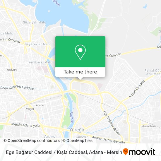 Ege Bağatur Caddesi / Kışla Caddesi map